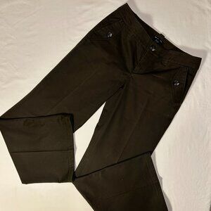 GAP Y2K LOW-RISE FLARE PANTS, BLACK, SZ 4